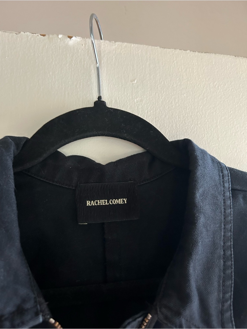 Rachel Comey Black Short-Sleeve Zip Jumpsuit Sz XL - Picture 4 of 4